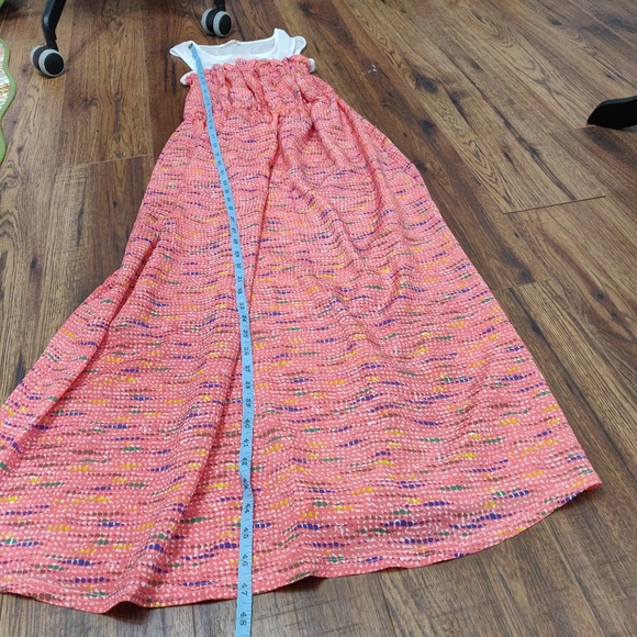 Keren Made in Korea Maxi Hot Pink Print Maxi Dress - Picture 6 of 6